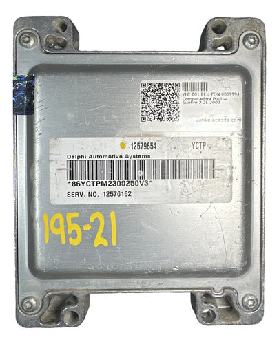 Pcm Computadora Pontiac Sunfire 2.2l 2003