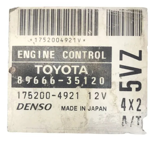 Computadora Toyota 4runner 3.4l 99-01 89666-35120