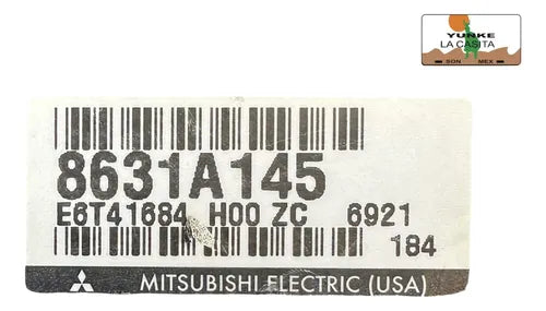 Computadora Mitsubishi Galant 2.4l 2007 8631a145