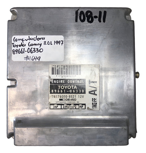 Computadora Toyota Camry 3.0l 1997 89661-06330