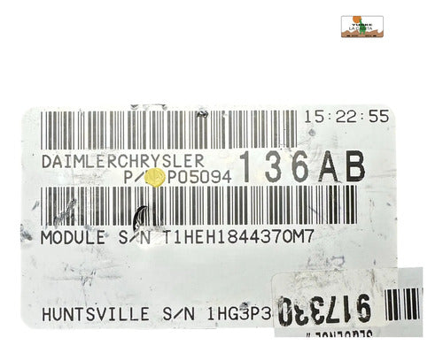Computadora Dodge Caravan 2.4l 2005 P05094136ab