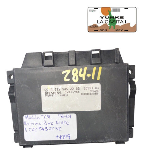 Modulo Tcm Mercedes Benz Ml320 98-99 A 022 545 22 32