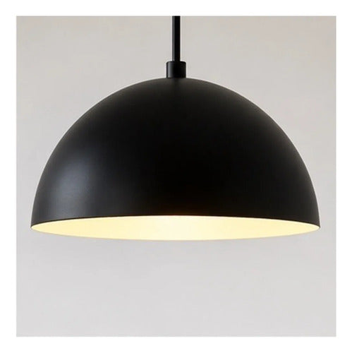 Lampara Colgante Moderna Color Negro Negro
