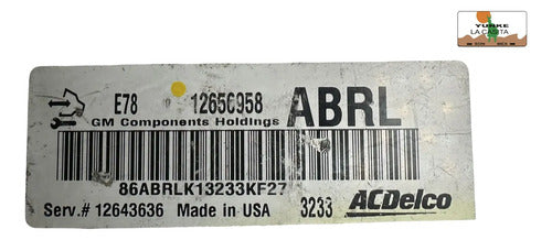 Computadora Chevrolet Cruze 1.4l A/t 2014 12656958 (abrl)