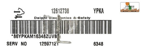 Computadora Chevrolet Malibu 3.5l A/t 2007 12612738 (ypka)