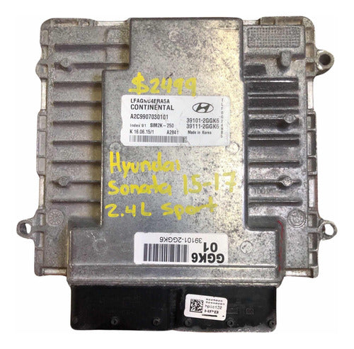 Computadora Hyundai Sonata 2015-2017 2.4L 39101-2GGK6
