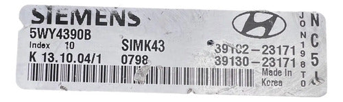 Pcm Computadora Hyundai Elantra 1.6l 2004-2006 39102-23171