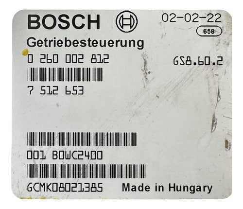 Modulo Tcm Bmw 540i 2002-2003 0 260 002 812