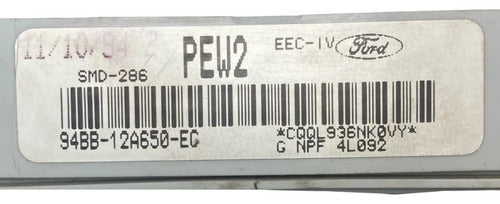 Pcm Computadora Ford Contour 1994-1995 2.5l 94bb-12a650-ec