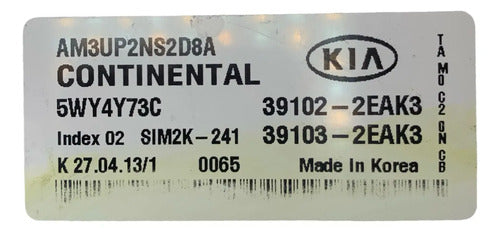 Pcm Computadora Kia Soul 2012-2013 2.0l 39102-2eak3