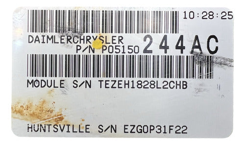 Computadora Dodge Journey 3.5l 2009-2010 P05150244ac