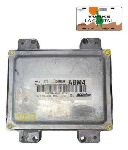 Pcm Computadora Chevrolet Sonic 1.4l 2013 12655586 (abm4) P2
