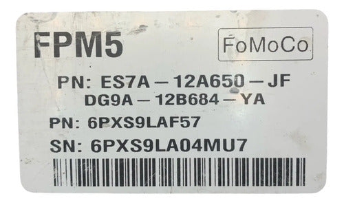 Pcm Computadora Ford Fusion 2.5l 2014-2016 Es7a-12a650-jf