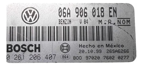 Pcm Computadora Vw Beetle 2.0l 00-01 06a 906 018 En