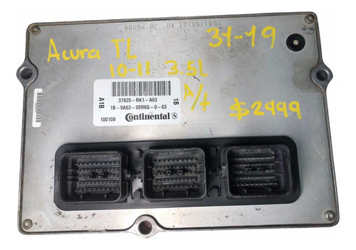 Pcm Computadora Acura Tl 3.5l A/t 2010-2011 37820-rk1-a63
