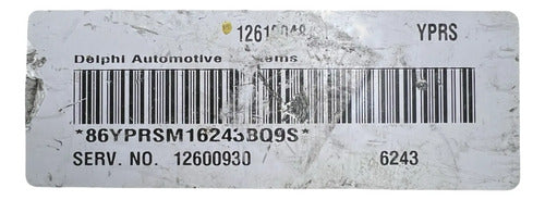Pcm Computadora Buick Lacrosse 3.8l 06-09 12612048 (yprs)