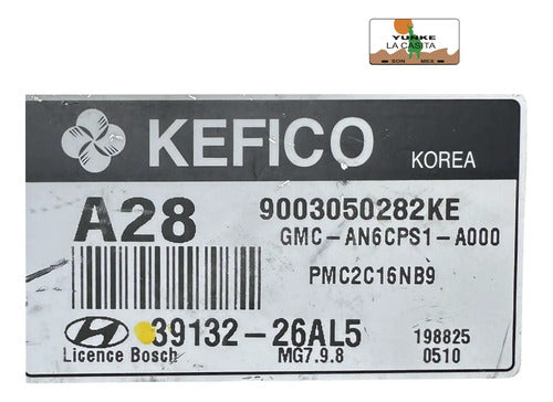 Pcm Computadora Hyundai Accent 1.6l A/t 2010 39132-26al5