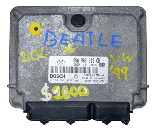 Computadora Volkswagen Beetle 1999 2.0l 06a906018cr