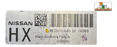 Pcm Computadora Nissan Versa 1.6l A/t 11-12 Mec910-040 (hx)