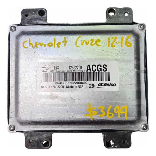 Computadora Chevrolet Spark 1.2L 2014 12692200 (ACGS)
