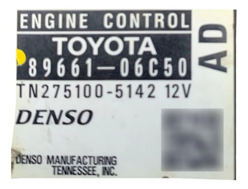 Computadora Toyota Camry 2.4l 08-10 89661-06c50 (ad)