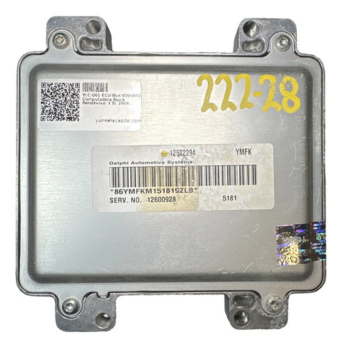 Pcm Computadora Buick Rendevous 3.5l 2006