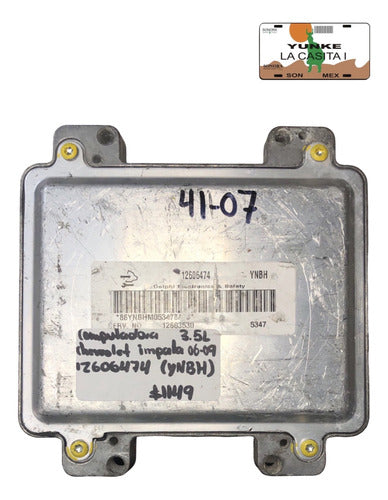 Computadora Chevrolet Impala 3.5l 06-09 12606474 (ynbh)