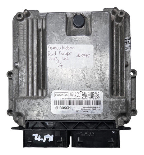 Computadora Ford Escape 1.6l A/t 2013 Dj5a-12a650-aac