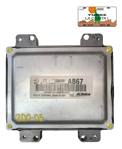 Pcm Computadora Chevrolet Trax 1.4l 2015 12669325 Ab67 P3