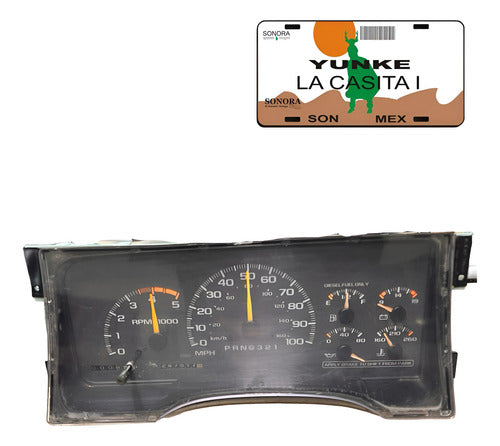 Velocímetro Cluster Chevrolet Silverado 95-99 16176850 Negro