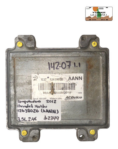 Computadora Chevrolet Malibu 2012 12638026 (aann)