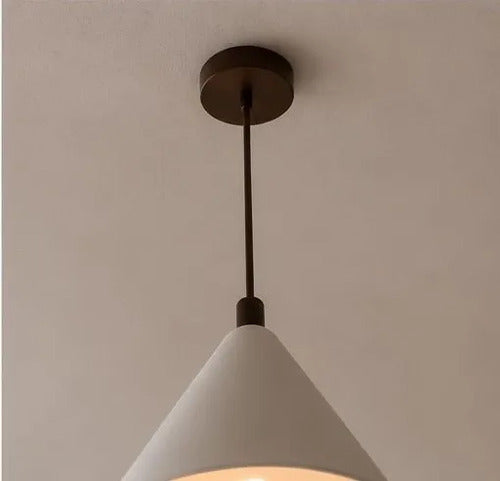 Lampara Colgante Moderna Color Blanco Fragments Blanco