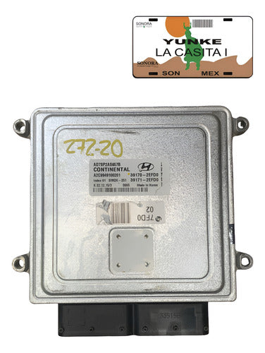 Computadora Hyundai Elantra 2017-2018 2.0l 39170-2efd0