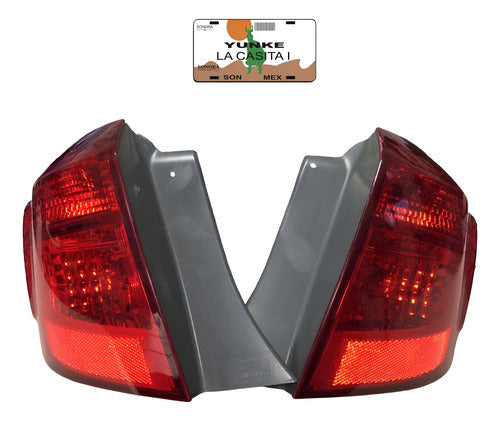 Calavera Par Toyota Corolla 17-19 7440 W21w Ambos Lados Rojo