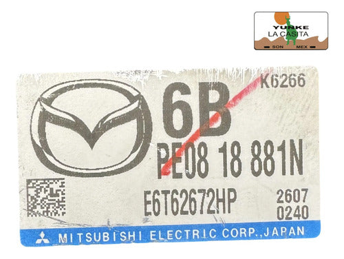 Computadora Mazda 3 2.0l A/t 12-13 Pe08 18 881n (6b)
