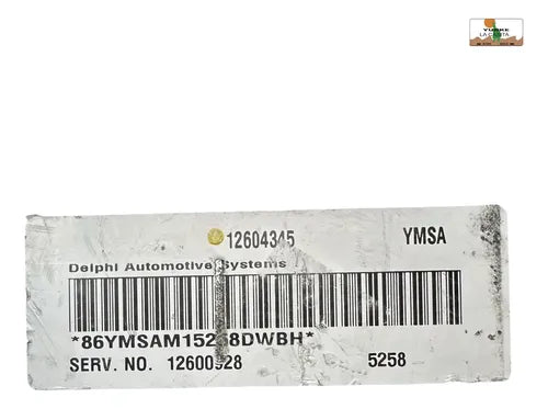 Computadora Pontiac G6 3.5l 2006 12604345 (ymsa)