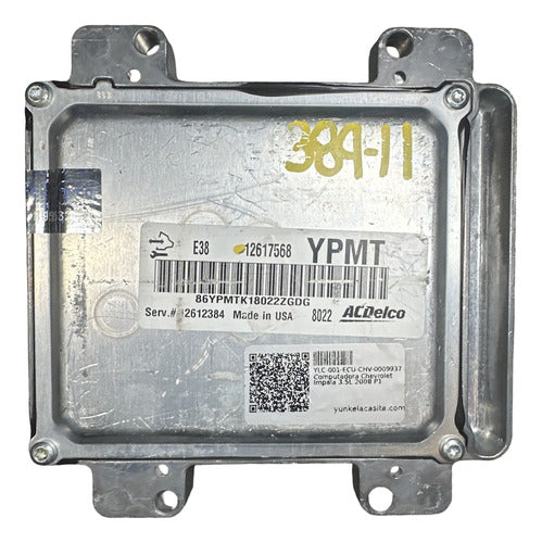 Pcm Computadora Chevrolet Impala 3.5l 2008 P1
