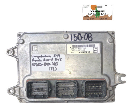 Computadora Honda Accord 2.4l 11-12 37820-r40-a83 (fl)