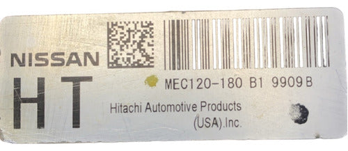 Computadora Nissan Altima 2.5l A/t 2009 Mec120-180 (ht)