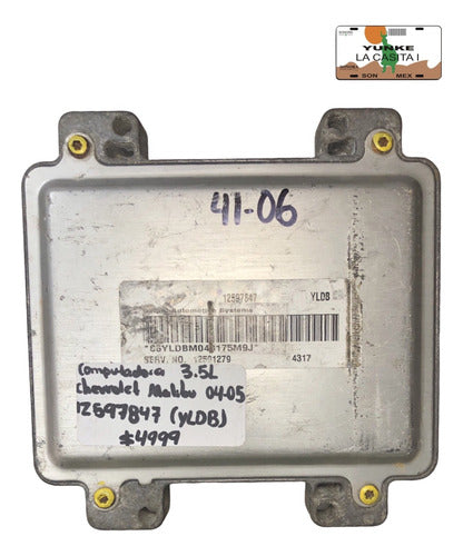 Computadora Chevrolet Malibu 3.5l 04-05 12597847 (yldb)