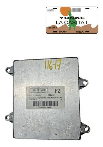 Computadora Chevrolet Aveo 1.6l 2008 96889682 (kmdu)