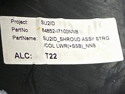 Sandwich De Columna Hyundai Creta 2021-2024