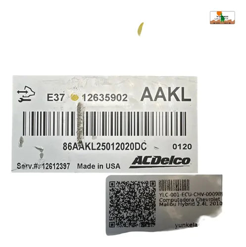 Pcm Computadora Chevrolet Malibu Hybrid 2.4l 2010
