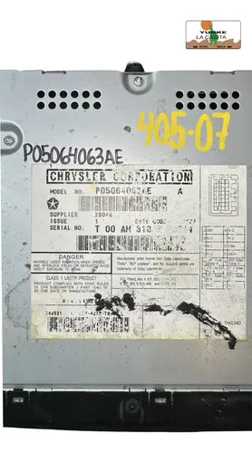 Reproductor Dvd Dodge Grand Caravan 08-12 P05064063ae Negro