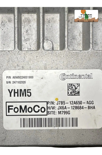 Computadora Ford Figo 1.5l 19-21 J7b5-12a650-agg
