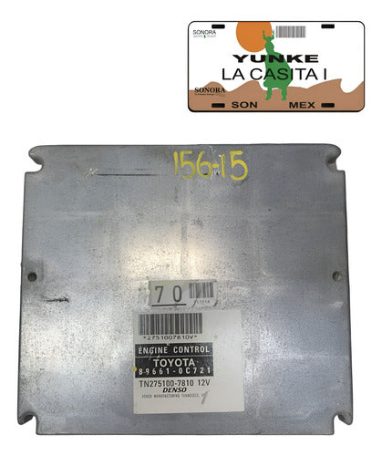 Computadora Toyota Tundra 4.7l 2005-2006 89661-0c721