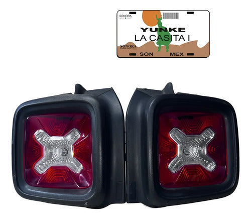 Calaveras Jeep Renegade 2015-2020 51953122 Sx Ambos Lados Rojo