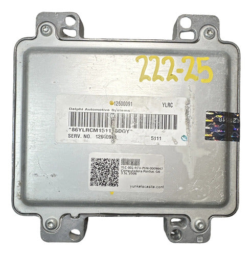 Pcm Computadora Pontiac G6 3.5l 2006
