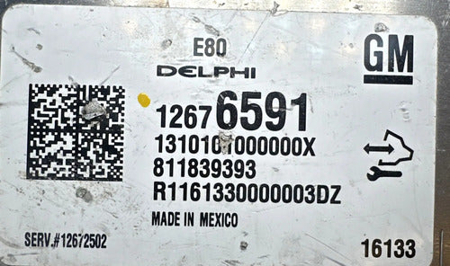 Pcm Computadora Chevrolet Cruze 1.4l 2016