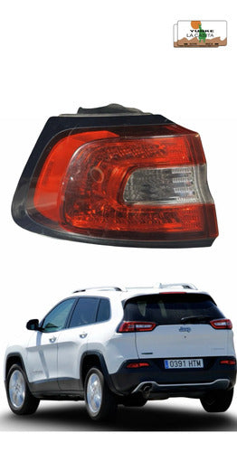 Calavera Lh Jeep Cherokee Latitude 2014-2018 Izquierdo/conductor Rojo